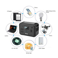 BRIDNA 300W (Пік 600Вт) + сонячна панель 80W портативний сонячний генератор електростанція, ДБЖ, із зарядкою від сонячної панелі.