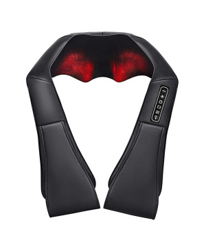 Масажер для шиї та плечей Шіацу з електричним підігрівом FitLife SH-503D
