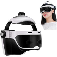 Масажер для голови та очей шолом з повітряною компресією Scalp Brain Relax MS2900