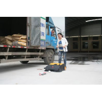 Підмітальна машина Sweeper JL750S з ручним приводом 50л Колір Сірий