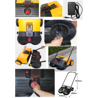 Підмітальна акумуляторна машина Sweeper JL550E 5000mAh 25л Колір Сірий