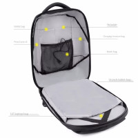 Рюкзак з LED екраном 64*64 Pixel і анімацією JumpUp D-03 Синій