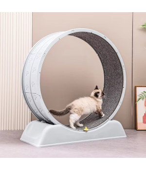 Бігове колесо для котів CutePet R03 L для малих та середніх порід кішок  Колір Сірий