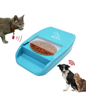 Годівниця для кішок і собак автоматична c мікрочіпом Microchip Pet Feeder JMQ-335 Plus, 500мл.