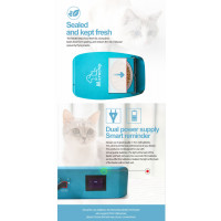 Годівниця для кішок і собак автоматична c мікрочіпом Microchip Pet Feeder JMQ-335 Plus, 500мл.