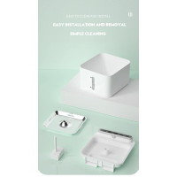 Поїлка - фонтан для котів та собак Smart HASHI HS001 2600mAh, 4000mAh 3,0л з датчиком руху Білий