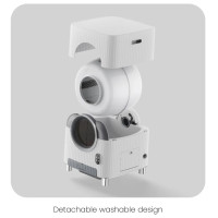 Автоматичний туалет для кішок CHARMKIT Vent+O2, WiFi, відеокамера, вентиляція, OZON-дезінфекція