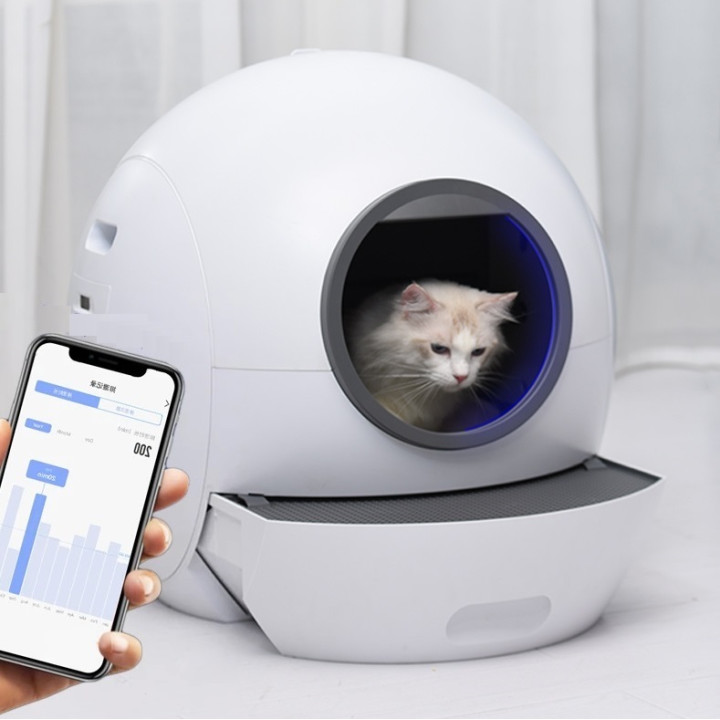 Автоматичний туалет для кішок Els-Pet E801, WiFi, УФ-стерилізація.