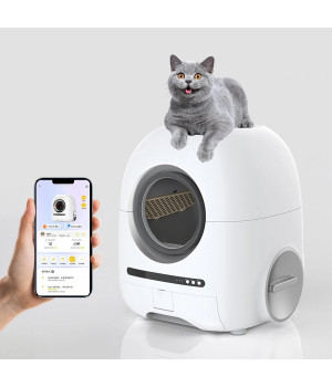 Автоматичний туалет для кішок FUNNYKIT Vent+O2, WiFi, вентиляція, OZON-дезінфекція