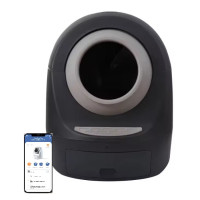 Автоматичний туалет для кішок PET MEET 3, WiFi, УФ-стерилізація Чорний
