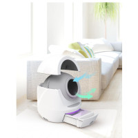 Автоматичний туалет для кішок PET MEET 3, WiFi, УФ-стерилізація Чорний