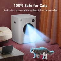 Автоматичний туалет для кішок PET MARVEL, "Кубік Рубік" WiFi, OZON - Дезодорація.