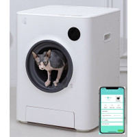 Автоматичний туалет для кішок PET MARVEL, "Кубік Рубік" WiFi, OZON - Дезодорація.